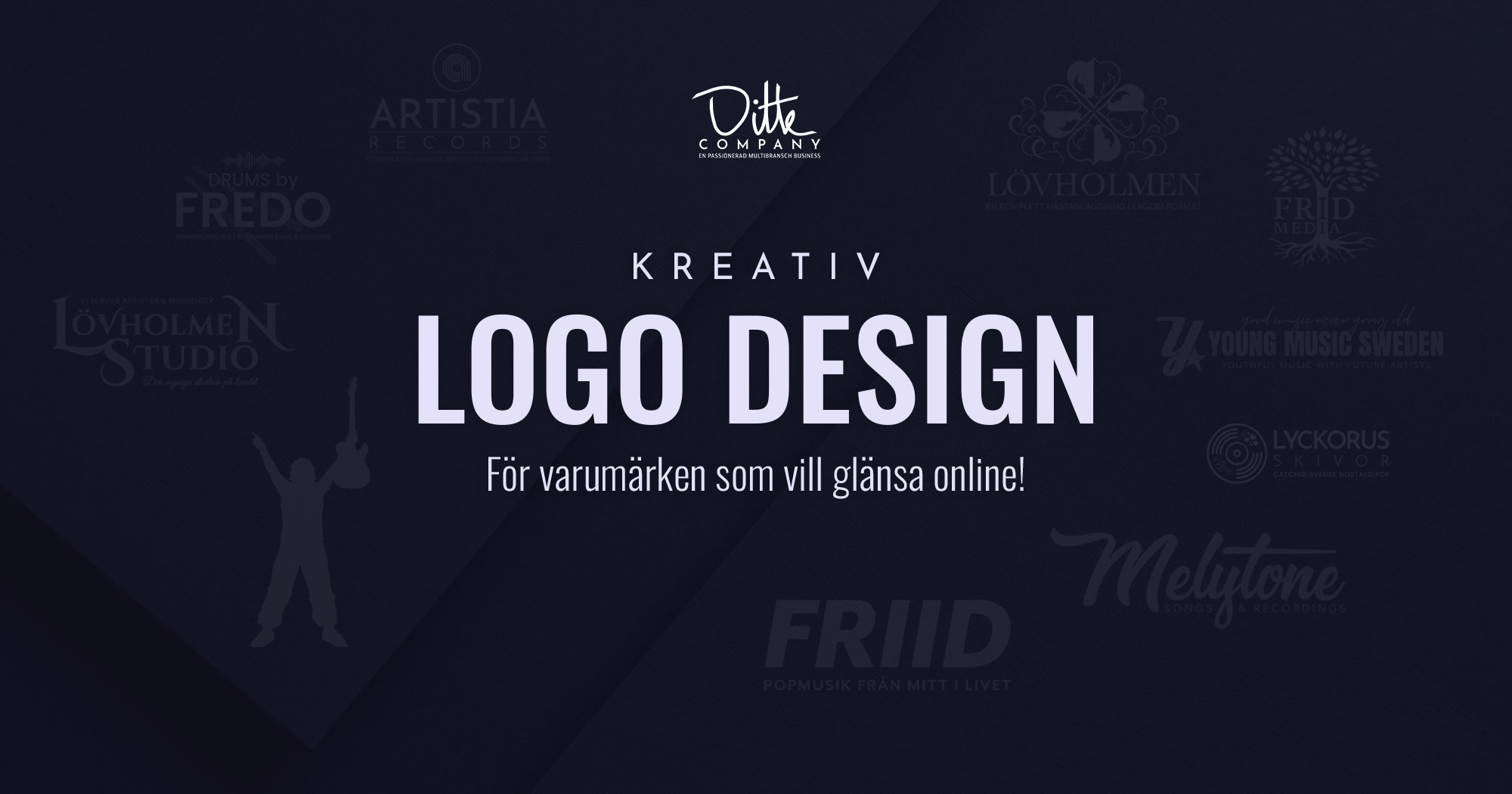 Logo design lyxig Ditte Company